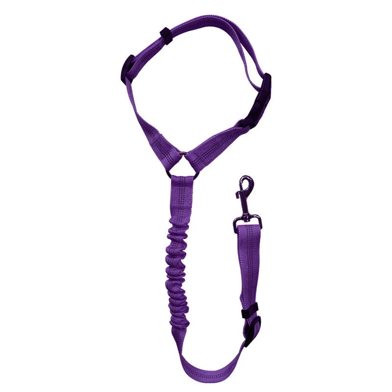 New Solid Two-in-one Dog Harness Leash Pet Car Seat Belt BackSeat Safety Belt Adjustable for Kitten Dogs Collar Pet Accessories