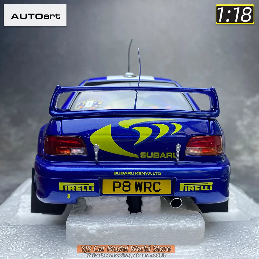 AUTOART Die-cast car model 1/18 Subaru Impreza WRC Rally of Monte Carlo  Static display car models