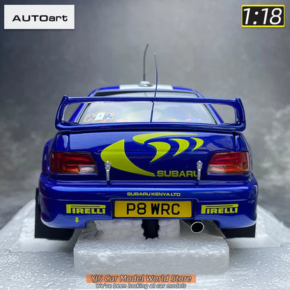 AUTOART Die-cast car model 1/18 Subaru Impreza WRC Rally of Monte Carlo  Static display car models