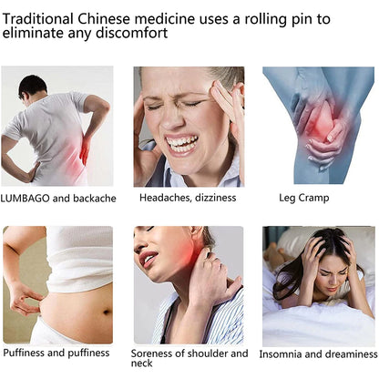 Wooden Exercise Roller Gua Sha Handheld Cellulite Blasters Sports Injury Body Trigger Point Muscle Roller Sticks Massager