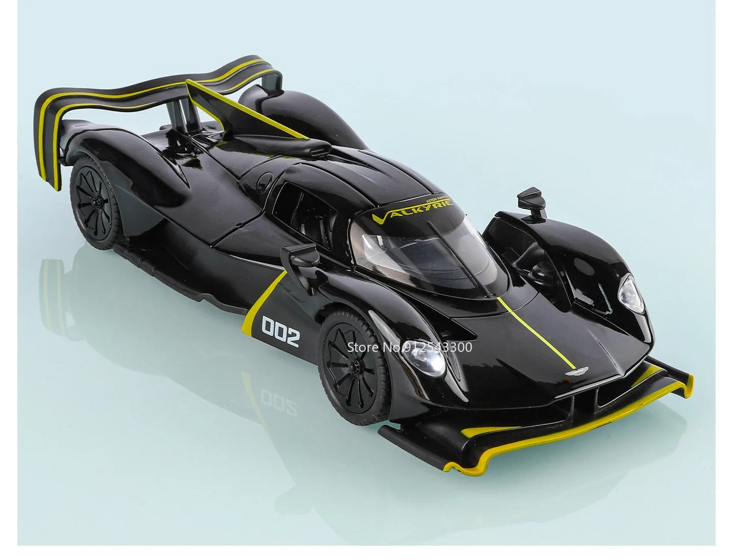 Valkyrie GT-R50 Sports 1:24 Car Model Toy Diecast Alloy Doors Opened Sound Light Supercar Collectible Ornaments Toy Gifts