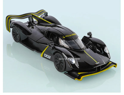 Valkyrie GT-R50 Sports 1:24 Car Model Toy Diecast Alloy Doors Opened Sound Light Supercar Collectible Ornaments Toy Gifts