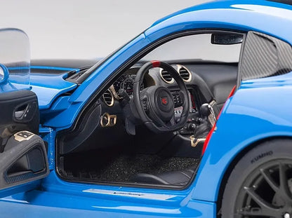 AUTOART New 1/18 scale DODGE VIPER ACR 2017 car model Static display Collection Holiday gift