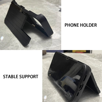 Multi-functional Case For iPhone 15 16 Pro/ProMax 60cm Built-In Selfie Stick For Bluetooth Connection Shockproof Cover Holder
