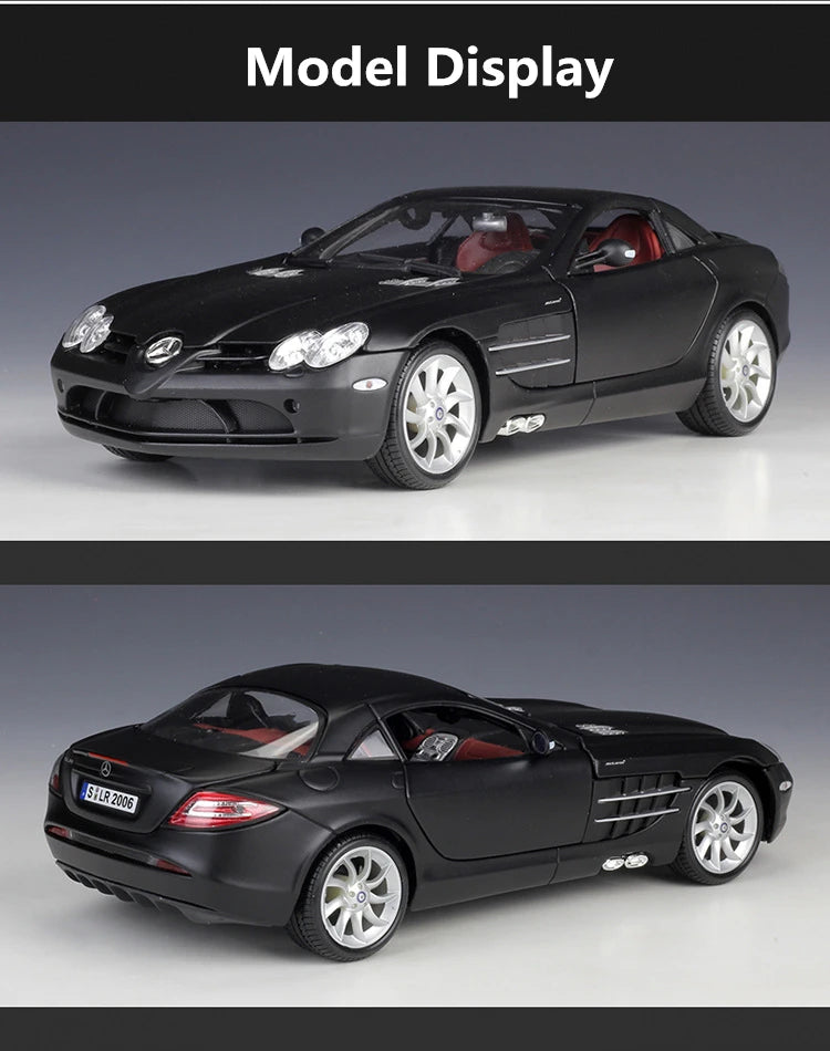 Mercedes-Benz SLR McLaren 1:18 Alloy Car Model Diecasts Metal Toy Sports Car Model Simulation Collection Gifts