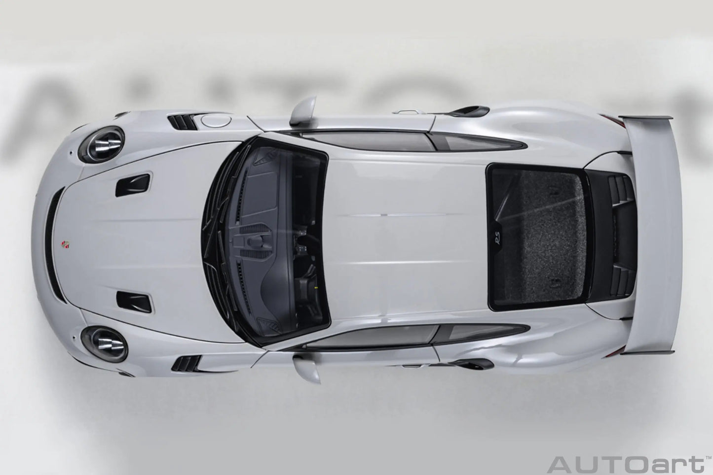 AUTOART 1/18 Scale New Porsche 911 (991.2) GT3 RS Weissach Package Car model Sports car Static collection