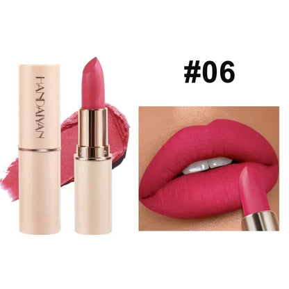 8 Colors Matte Lipstick Waterproof Velvet Nude Sexy Red Lip Gloss Long Lasting Nonstick Not Dry Lip Stain Makeup Matte Lipsticks