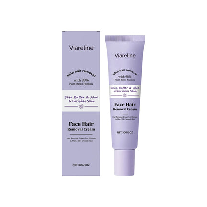 Viareline Aloe Vera Facial Hair Removal Cream Lasting Soothing Growth Inhibitor Good Smell For Women Man Body Remove Hair Creams