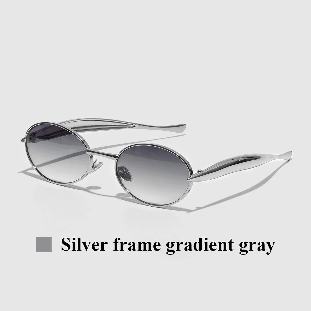 Ruiao 2026 Fashion Oval Sunglasses for Women Luxury Designer Metal Frame UV400 Sun Protection Shades Brand New Arrival Eyewear