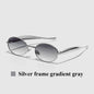 Ruiao 2026 Fashion Oval Sunglasses for Women Luxury Designer Metal Frame UV400 Sun Protection Shades Brand New Arrival Eyewear