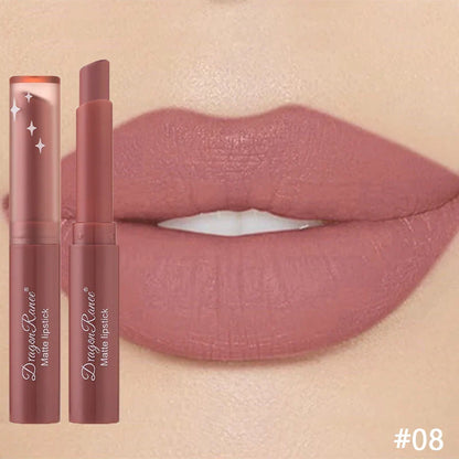 Nude Matte Waterproof Lipstick – Long‑Lasting Velvet Lip Cosmetics for Women
