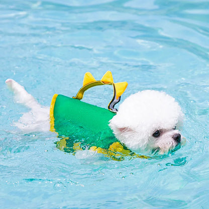 Pet Dog Life Vest Summer Shark Mermaid Pet Life Jacket Dog Clothes Harness Dogs Swimwear Pets Swimming Suit Funny Cute Dog Costu