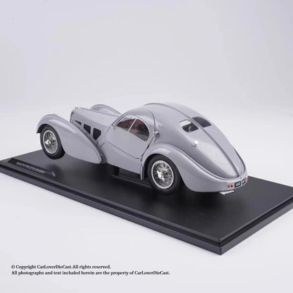 Solido 1/18 Bugatti Atlantic Type 57 SC 1937 Diecast Vehicle Model with Two Open Doors Limited Edition Cars Gifts