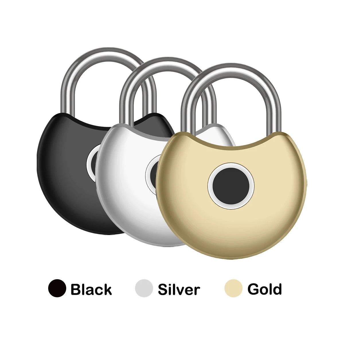 RAYKUBE PQ1 Tuya Smart Fingerprint Padlock with USB Charging Waterproof Tuya/Smart Life APP Unlock For Cabinet Door Lock Drawer