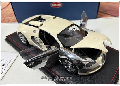 AUTOART 1:18 Bugatti  Veyron Sports car alloy car model plated interphase  Personal collection gift Compan