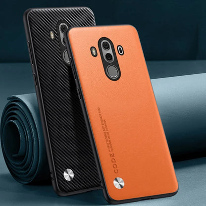 Luxury PU Leather Case For Huawei Mate 10 Pro 10Pro Back Cover Silicone Full Protection Phone Case For Huawei Mate 9 Mate9