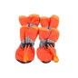 4 PCS set Of Waterproof Pet Dog Shoes, Anti Slip Soft Soled Rain Boots, Kitten Dog Shoes, Puppy Pet Boots, Pet Paw Accessorie