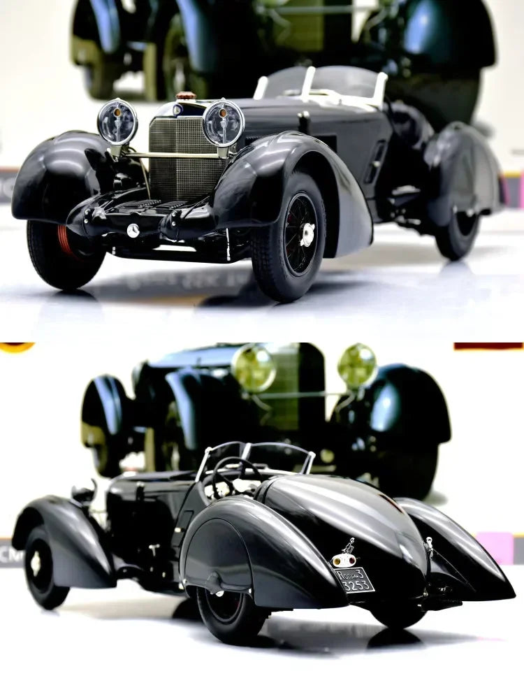 CMC 1:18 SSK The Black Prince 1934 25th Anniversary Simulation Limited Edition All Open Alloy Metal Static Car Model Toy Gift