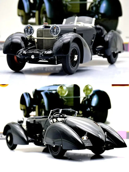CMC 1:18 SSK The Black Prince 1934 25th Anniversary Simulation Limited Edition All Open Alloy Metal Static Car Model Toy Gift