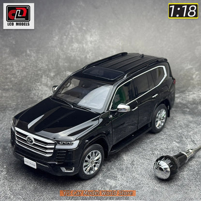 LCD Diecast model 1/18 scale Land Cruiser LC300 ZX SUV Metal car model Static display collection holiday gifts