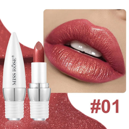 6-Color Matte Moisturizing Lipstick Without Filling Cup Long Hanging Velvet Finish Smooth Matte Lip Color Waterproof