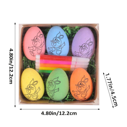 DIY Hand-Painted Easter Eggs, Easter Home Décor, Creative Easter Gift for Easter Party