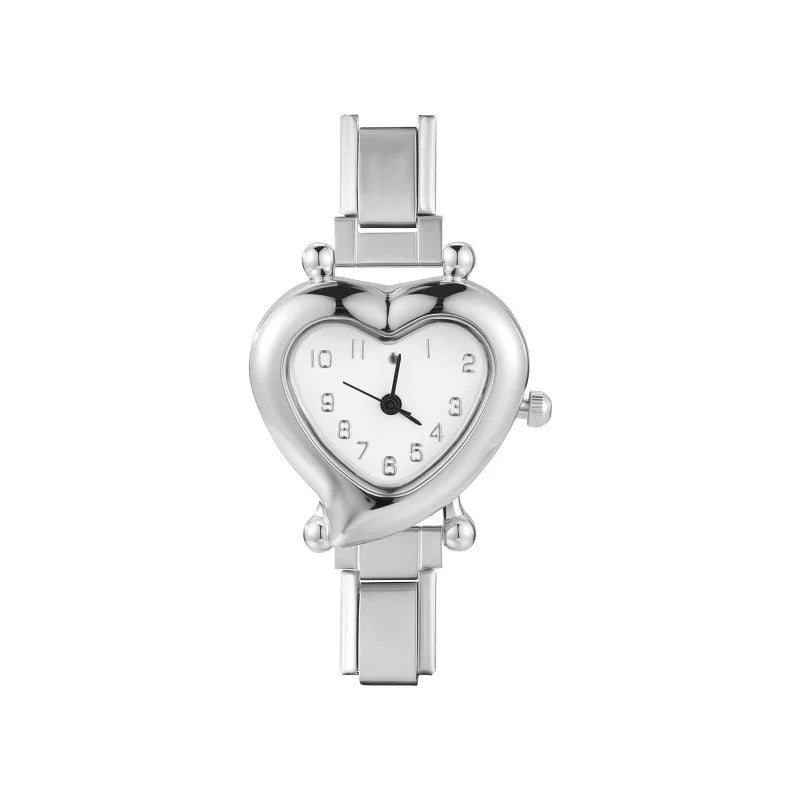 2026 Women's DIY 9MM Width Italian Elastic Charm Stainless Watch Bracelet Bangle For Party Friend Birthday Jewelry Gift