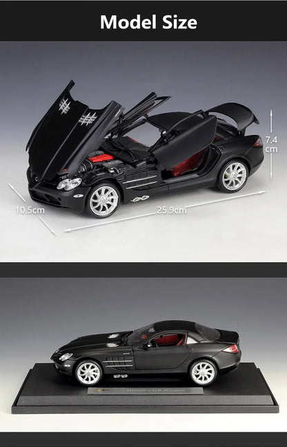 Mercedes-Benz SLR McLaren 1:18 Alloy Car Model Diecasts Metal Toy Sports Car Model Simulation Collection Gifts