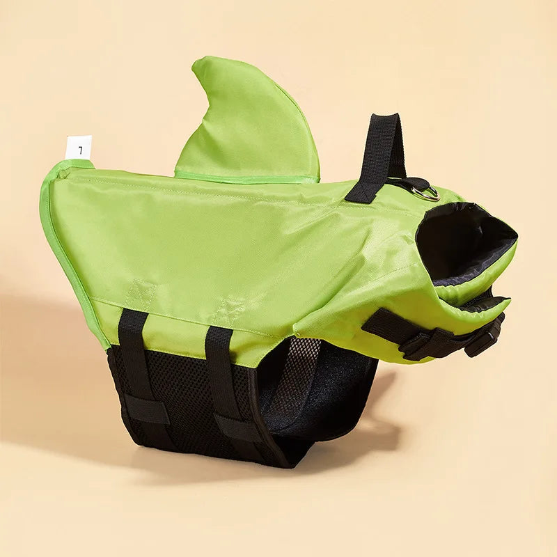 Summer Pet Swim Life Vest Jacket Adjustable Dog Swimsuit with Rescue Handle for Small Medium Dogs Ripstop Corgi Safety Clothes