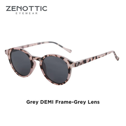 ZENOTTIC (S Size) Retro Circular Polarized Sunglasses 2026 Men Women Vintage Small Round Sun Glasses UV400 Goggles Shades
