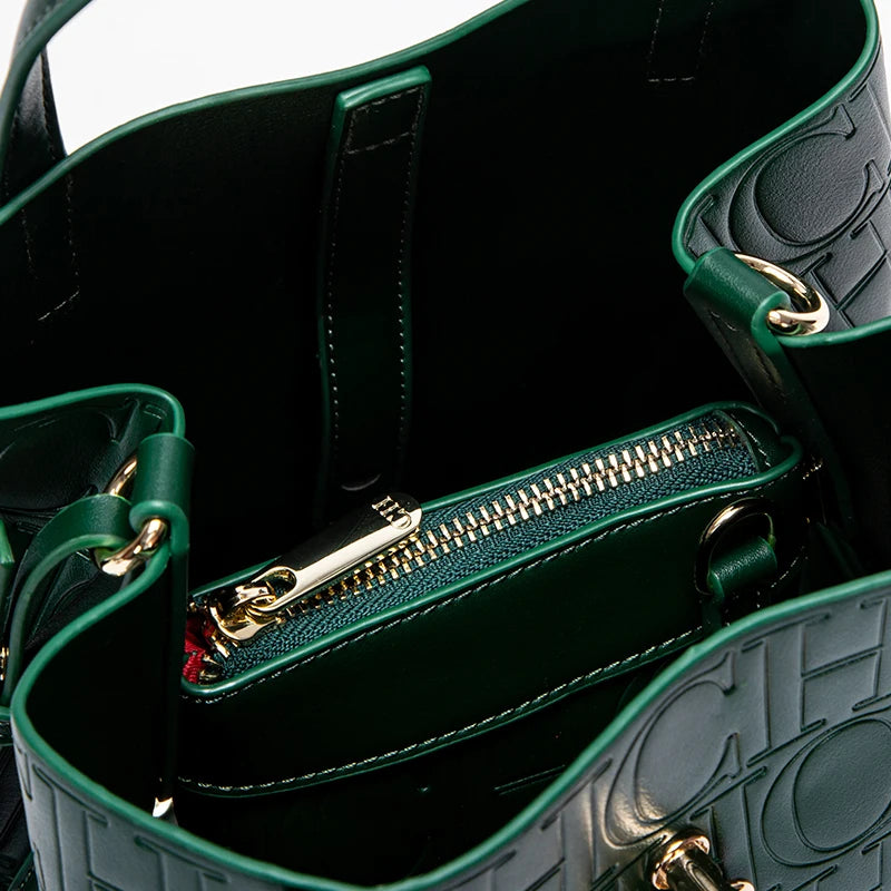 CH Classic Simple Solid Color Women's New Large Capacity Handbag Letter Element Women's Handbag