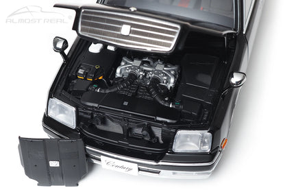 Almost Real Car model 1/18 Toyota Century alloy full open model 1997 black Static collection Collect Holiday gift