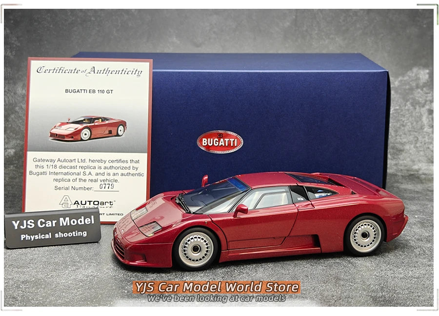 AUTOART Bugatti EB110 GT diecast model  1:18  Static Display Holiday Gift Collection Gift