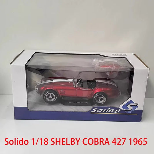 SOLIDO 1/18 Shelby Cobra 427 1965 Car Model