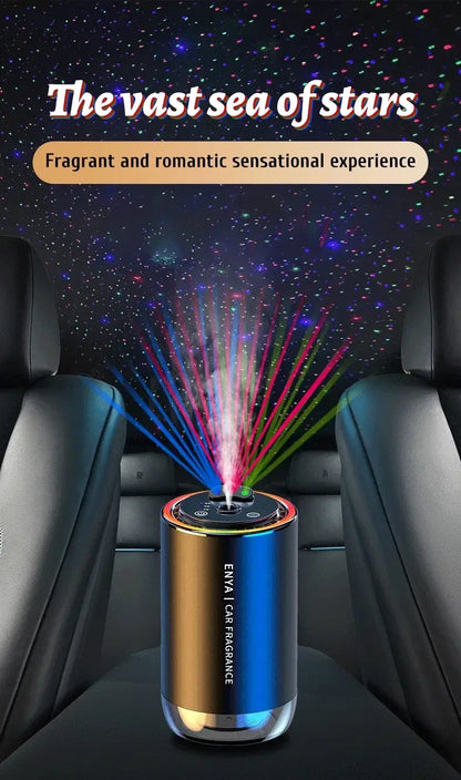 Car Air Freshener 3 Color Essential Oil Fragrance Diffuser Smell Distributor USB Rechargeable Aromatherapy Scent Air Refresher