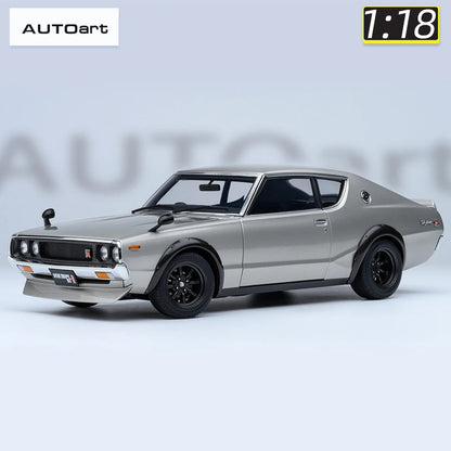 NISSAN SKYLINE 2000 GT-R (KPGC110) TUNED VERSION RS WATANABE WHEEL AUTOart 1/18 Static display model gift collection
