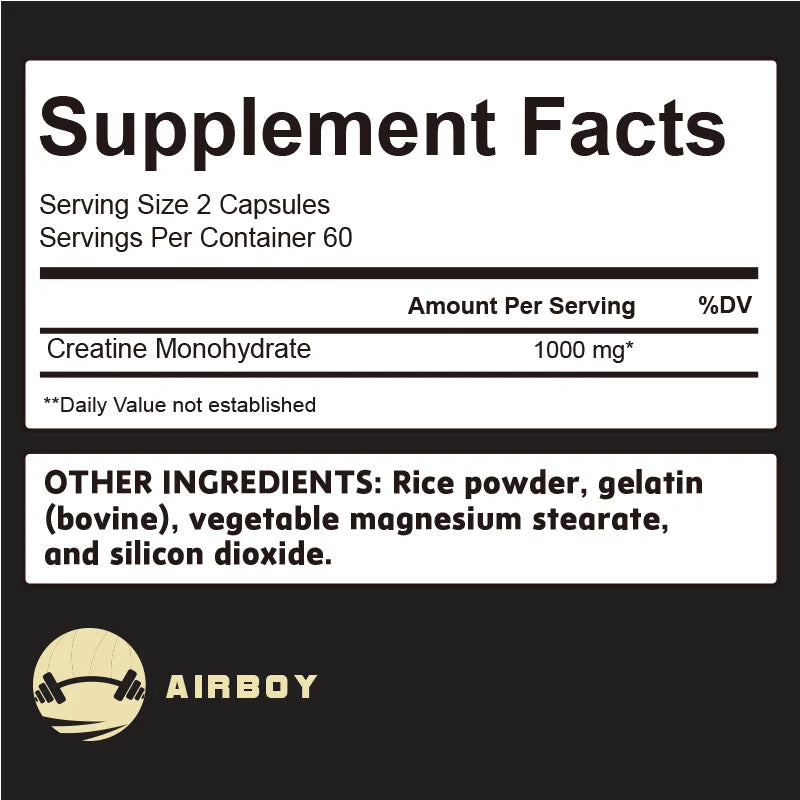 Micronized Creatine - Suitable for Muscle, Strength, Energy, and Recovery, Improve Athletic Performance
