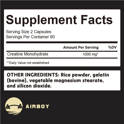 Micronized Creatine - Suitable for Muscle, Strength, Energy, and Recovery, Improve Athletic Performance
