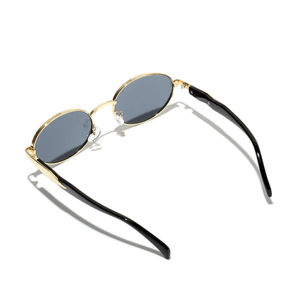Ruiao 2026 Fashion Oval Sunglasses for Women Luxury Designer Metal Frame UV400 Sun Protection Shades Brand New Arrival Eyewear