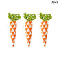 Easter Carrot Ornaments Spring Easter Party Decoration for Home Kids Birthday Favors Gift Soft Artificial Carrot Toy