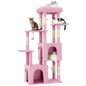 61" Heavy-Duty Multi-Level Cat Tree For Large Cats Oversized Perch & Dual Condos Natural Sisal Posts For Maine Coon