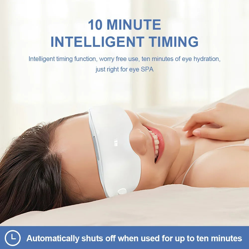 TINSOL Smart eye massager, steam eye mask, eye massager effectively relieves eye fatigue and dry eyes, smart eye care device