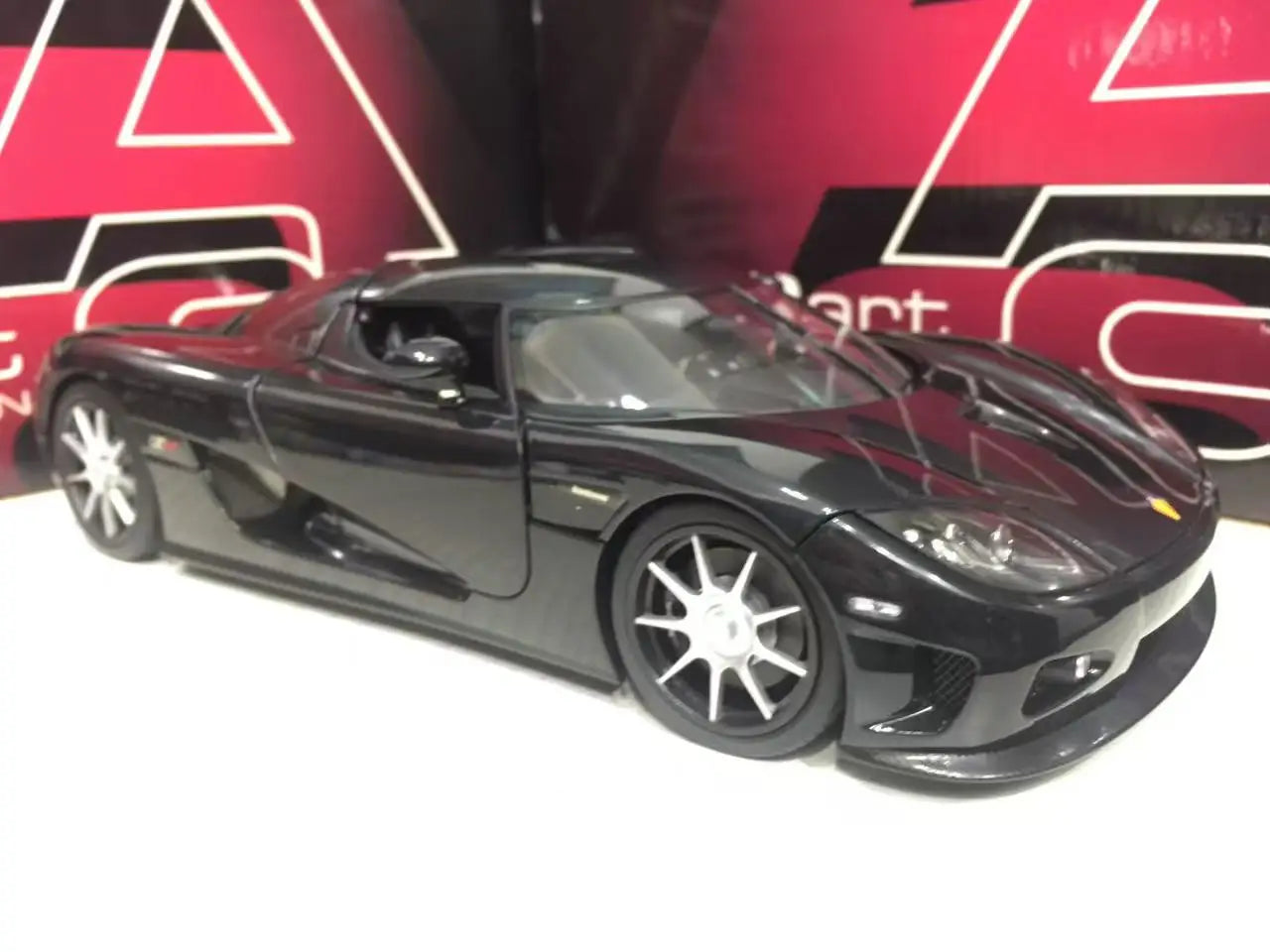 Autoart 1:18 CCX Black/Silver/Orange Simulation Limited Edition All Open Alloy Metal Static Car Model Toy Gift