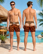funny men's swimsuit American Flag Swim Trunks Leopard Thong Illusion USA Stars Stripes Novelty Board Shorts Quick Dry Beach
