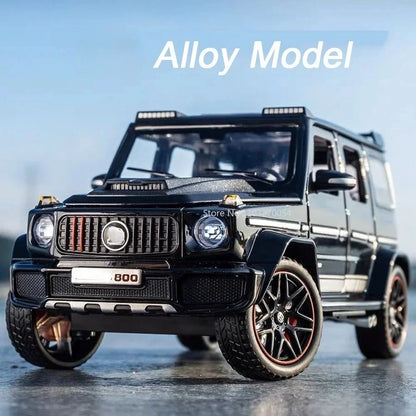 G800 Model Car 1:18 Alloy Diecast Metal Off-Road Vehicles Collection With Sound & Light Toy Cars Gift Series