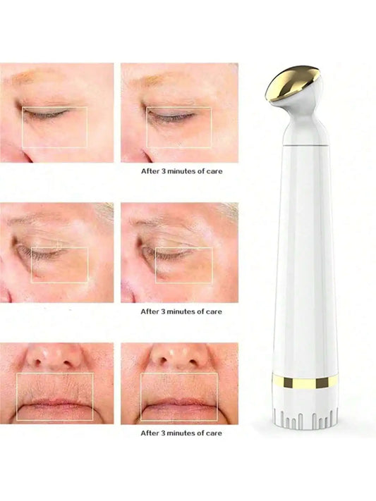 2026 Mini Electric Vibration Eye Massager Wrinkle Dark Circle Pen Removal Rejuvenation Eye Massager Battery-powered (Without bat