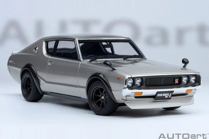 NISSAN SKYLINE 2000 GT-R (KPGC110) TUNED VERSION RS WATANABE WHEEL AUTOart 1/18 Static display model gift collection