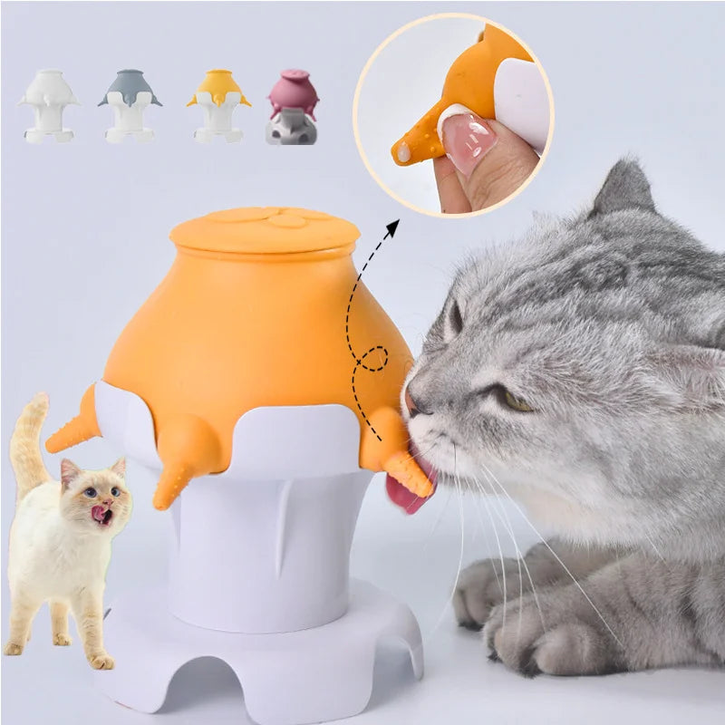 Pet Milk Feeder Bionic Nipples Safe and Healthy Food Grade Silicone Milk Feeding Tool for Pet Dog Cat Kitten 5 Silicone Nipples