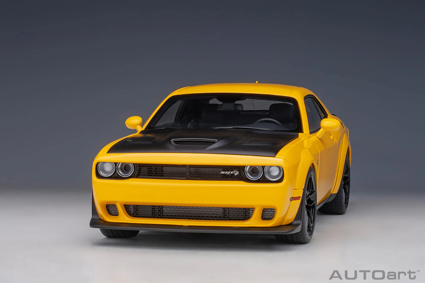 AUTOart 1/18 Dodge Challenger SRT 2023 Hellcat Widebody 2018 Car model Static model sports car birthday gift