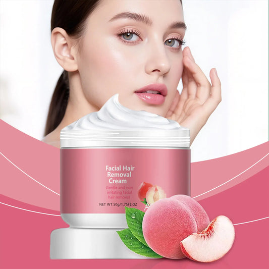 Facial Hair Removal Cream Sensitive Skin Facial Hair Remover Fast Gentle Effective Clear Lip Hair Underarm Hair Removal Cream